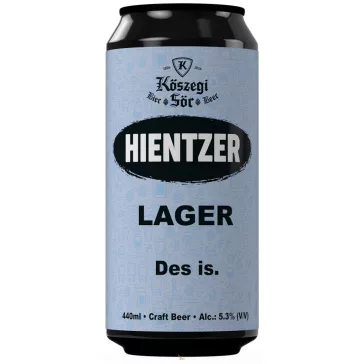 LöWOLF - Kőszegi Hientzer Lager  0,44L) (5.2 %)