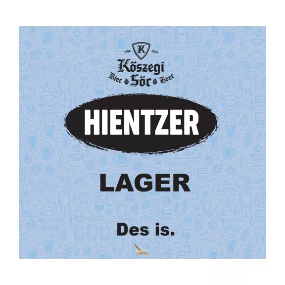 LöWOLF - Kőszegi Hientzer Lager  0,44L) (5.2 %)