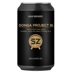   Ugar Donga Project III - Szekszárd red wine barrel aged belgian strong ale   (0,33L)  (11 %)