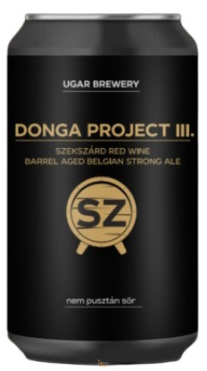 Ugar Donga Project III - Szekszárd red wine barrel aged belgian strong ale   (0,33L)  (11 %)
