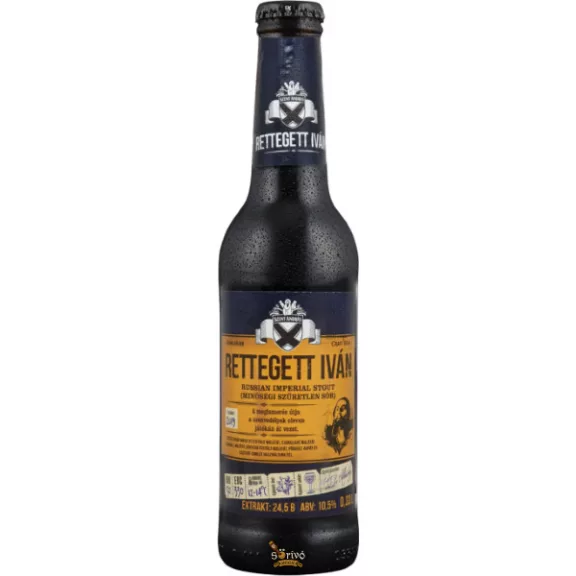 Szent András Rettegett Iván (0,33L) (10,5%)Russian Imperial Stout Szent András Rettegett Iván (0,33L) (10,5%)Russian Imperial Stout
