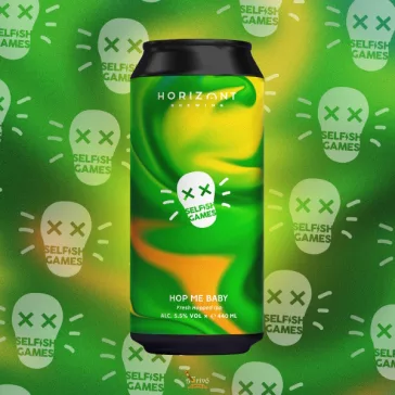   Horizont Selfish Games – Hop Me Baby Wet Ipa  (0,44L) (5,5 %)