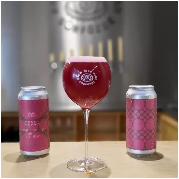 Brew Your Mind Fruit Works Raspberry Sour Cherry (0,44) (5,5%) Brew Your Mind Fruit Works Raspberry Sour Cherry (0,44) (5,5%)