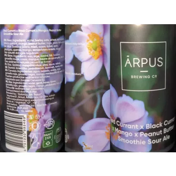   Ārpus Brewing Co. - Red Currant x Black Currant x Mango x Peanut Butter Smoothie Sour Ale  (0,44) (4,5 %)