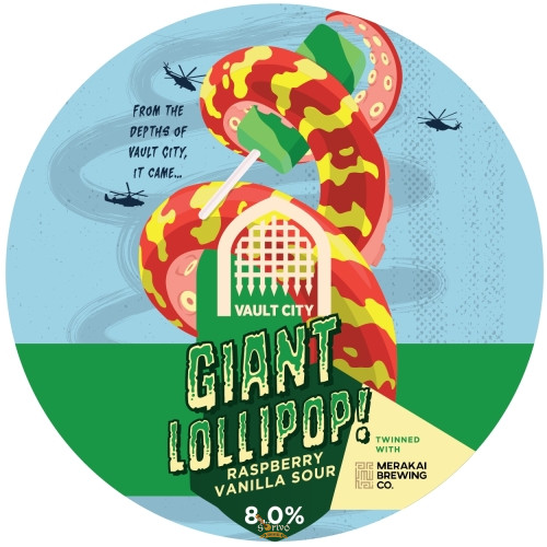 Vault City  Brewing  Giant Raspberry Vanilla Lollipop   (0,44) (8 %)