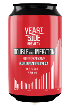 Yeast Side Double Digit Inflation  Dupla New England IPA (0,33L) (8 %)