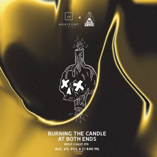 M10 SCIENTIST- West Coast IPA-   Horizont - Burning the Candle At Both Ends   (0,44L) (6 %)