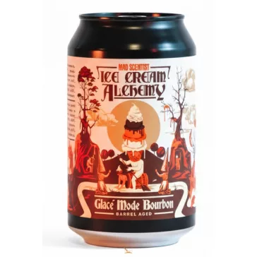   Mad Scientist Ice Cream Alchemy Glacé Mode Bourbon (0,33L) (12,4%)