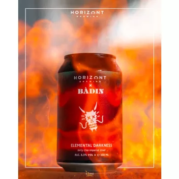   Horizont x Badin - Elemental Darkness / Dirty Chai Imperial Stout  (0,33L) (8,5%)