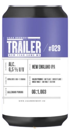 Ugar Trailer 29 - New Year Same Me   NEIPA  (0,33L) (6,5 %)
