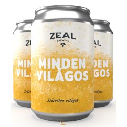 ZealBrewing  Minden világos!  (0,5L) (4,7%)
