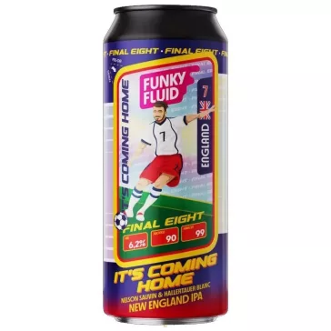   Funky Fluid  -  It's Coming Home   - Hazy IPA  (0,5) (6.2 %)