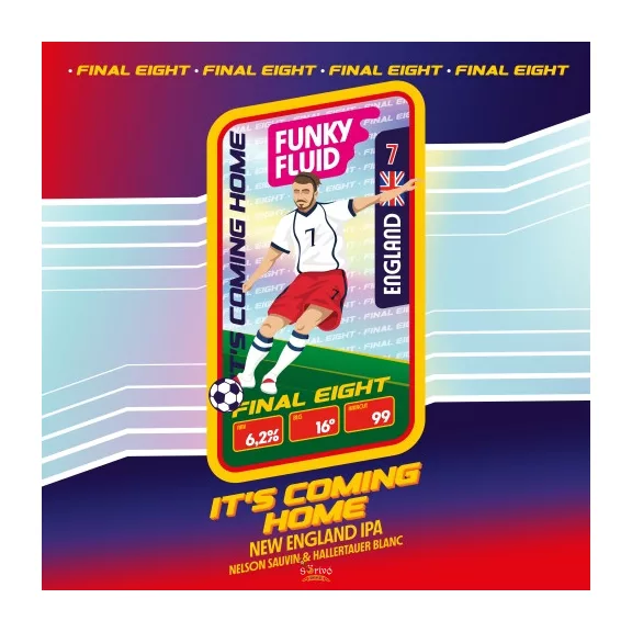 Funky Fluid  -  It's Coming Home   - Hazy IPA  (0,5) (6.2 %)