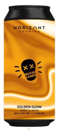 Horizont - Selfish Games  - Golden Glow (Witbier sárgabarackkal)  (0,44L) (5,1%)