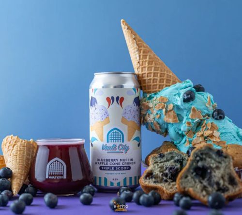 Vault City Blueberry Muffin Waffle Cone Crunch Sour   (0,44) (8.3 %)