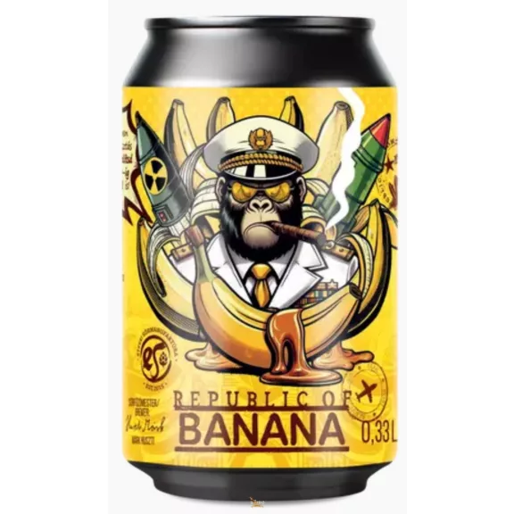 Etyeki - Republic of Banana '26 smoothie sour ale (0,33L) (5,5%) Etyeki - Republic of Banana '26 smoothie sour ale (0,33L) (5,5%)