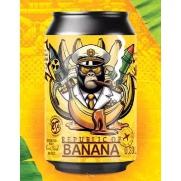   Etyeki - Republic of Banana '26 smoothie sour ale  (0,33L) (5,5%)