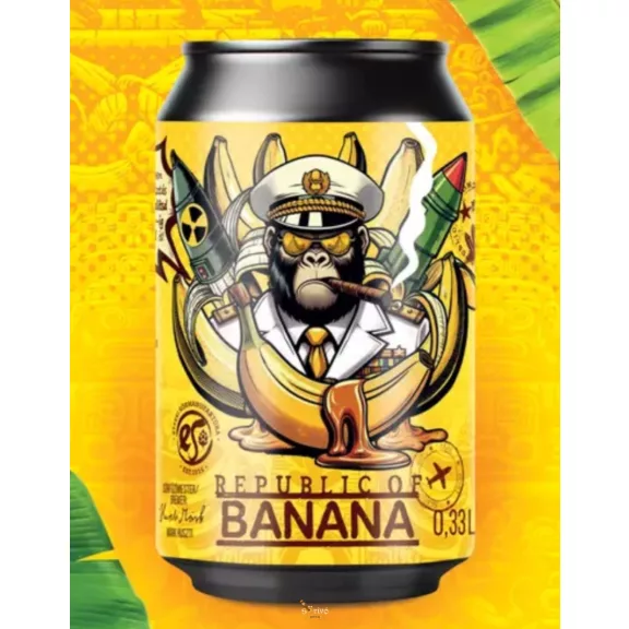 Etyeki - Republic of Banana '26 smoothie sour ale (0,33L) (5,5%) Etyeki - Republic of Banana '26 smoothie sour ale (0,33L) (5,5%)