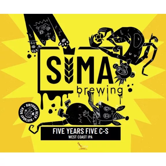 Sima Brewing - 5 Years - 5 C-s (0,33L) (6,5 %) Sima Brewing - 5 Years - 5 C-s (0,33L) (6,5 %)