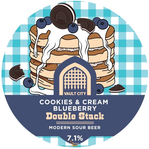 Vault City  Brewing  Cookies & Cream Blueberry Double Stack   (0,44) (7,1 %)