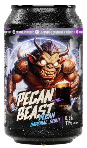 Vaskakas Sörfőzde Pecan Beast Imperial Stout  (0,33L) (11 %)