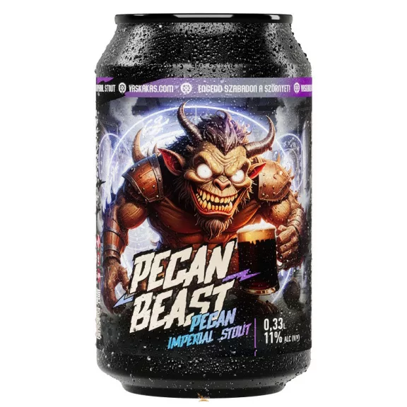 Vaskakas Sörfőzde Pecan Beast Imperial Stout (0,33L) (11 %) Vaskakas Sörfőzde Pecan Beast Imperial Stout (0,33L) (11 %)
