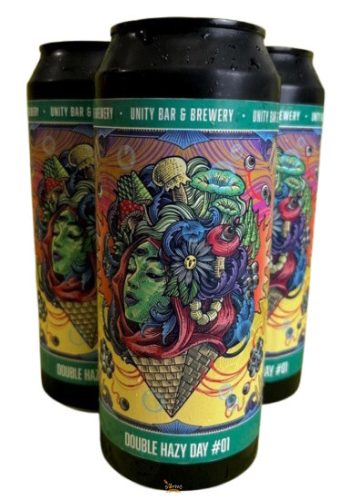 Unity Brewing  Double Hazy Day #01  Dupla IPA  (0,5L) (7,5 %)