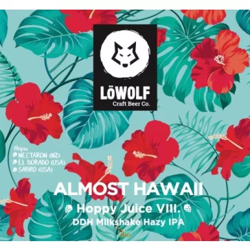 LöWOLF - HOPPY JUICE - Almost Hawaii   (0,33L) (6.2 %)