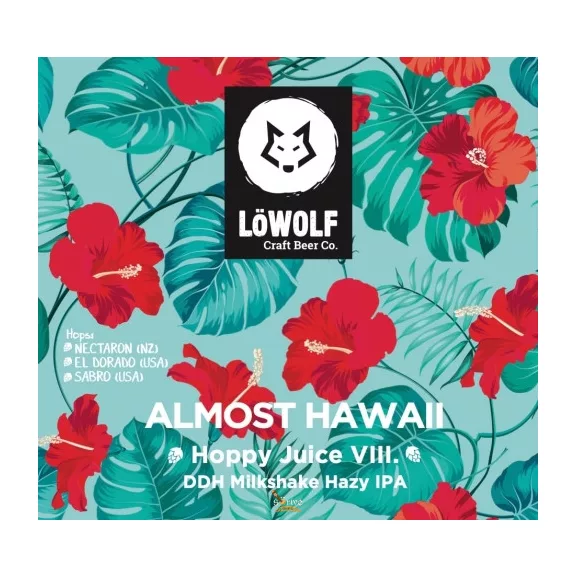 LöWOLF - HOPPY JUICE - Almost Hawaii (0,33L) (6.2 %) LöWOLF - HOPPY JUICE - Almost Hawaii (0,33L) (6.2 %)