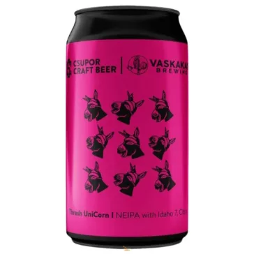   Vaskakas Sörfőzde / CSUPOR CRAFT BEER  - Thrash Unicorn  Neipa  (0,33L) (7 %)