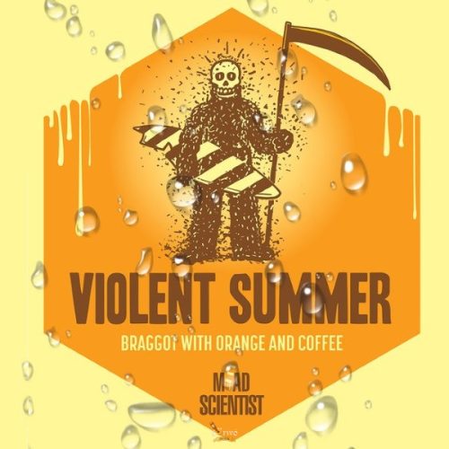 Mad Scientist Violent Summer (0,44L) (7,9%)Hidegkomlózott braggot naranccsal és kávéval
