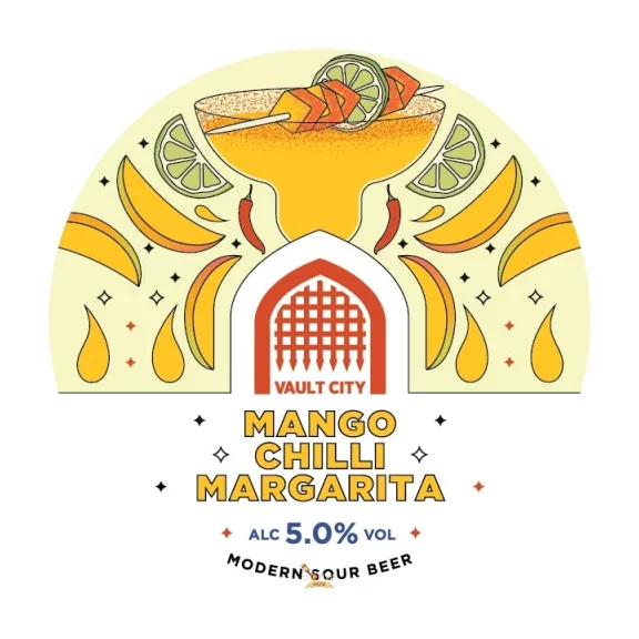 Vault City Brewing Mango Chilli Margarita Sour (0,44) (5 %) Vault City Brewing Mango Chilli Margarita Sour (0,44) (5 %)