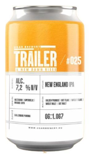 Ugar Trailer 25 - New Dawn Rises   NEIPA  (0,33L) (7,2 %)