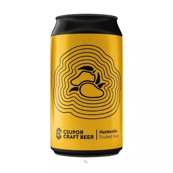 CSUPOR CRAFT BEER - HatManGO sour (0,33L) (4,5 %) CSUPOR CRAFT BEER - HatManGO sour (0,33L) (4,5 %)