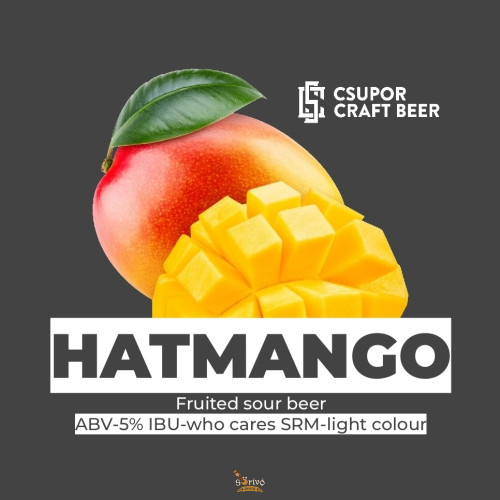 CSUPOR CRAFT BEER  - HatManGO   sour  (0,33L) (4,5 %)