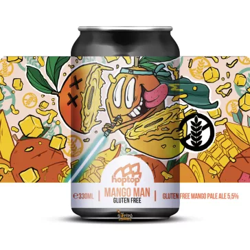   HopTop Brewery - Mangoman –  Pale Ale (Gluténmentes)  (0,33L) (4,8%)