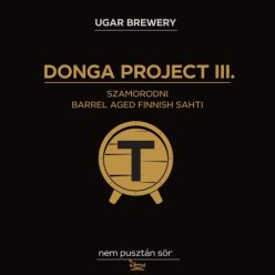   Ugar Donga Project III - Szamorodni Barrel aged Finnish Sahti  (0,33L)  (13 %)