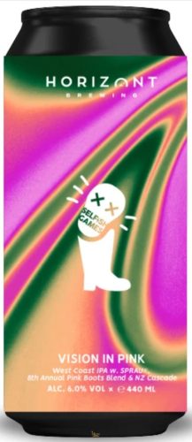 Horizont - Selfish Games - Vision in Pink -West Coast IPA  (0,44L) (6%)