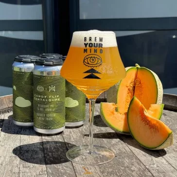   Brew Your Mind Candy Flip - Cantaloupe Milkshake  IPA (0,44) (7%)